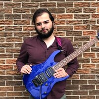 Gigging guitarist with 5 years teaching experience, a degree in music, and extensive performance/recording experience.